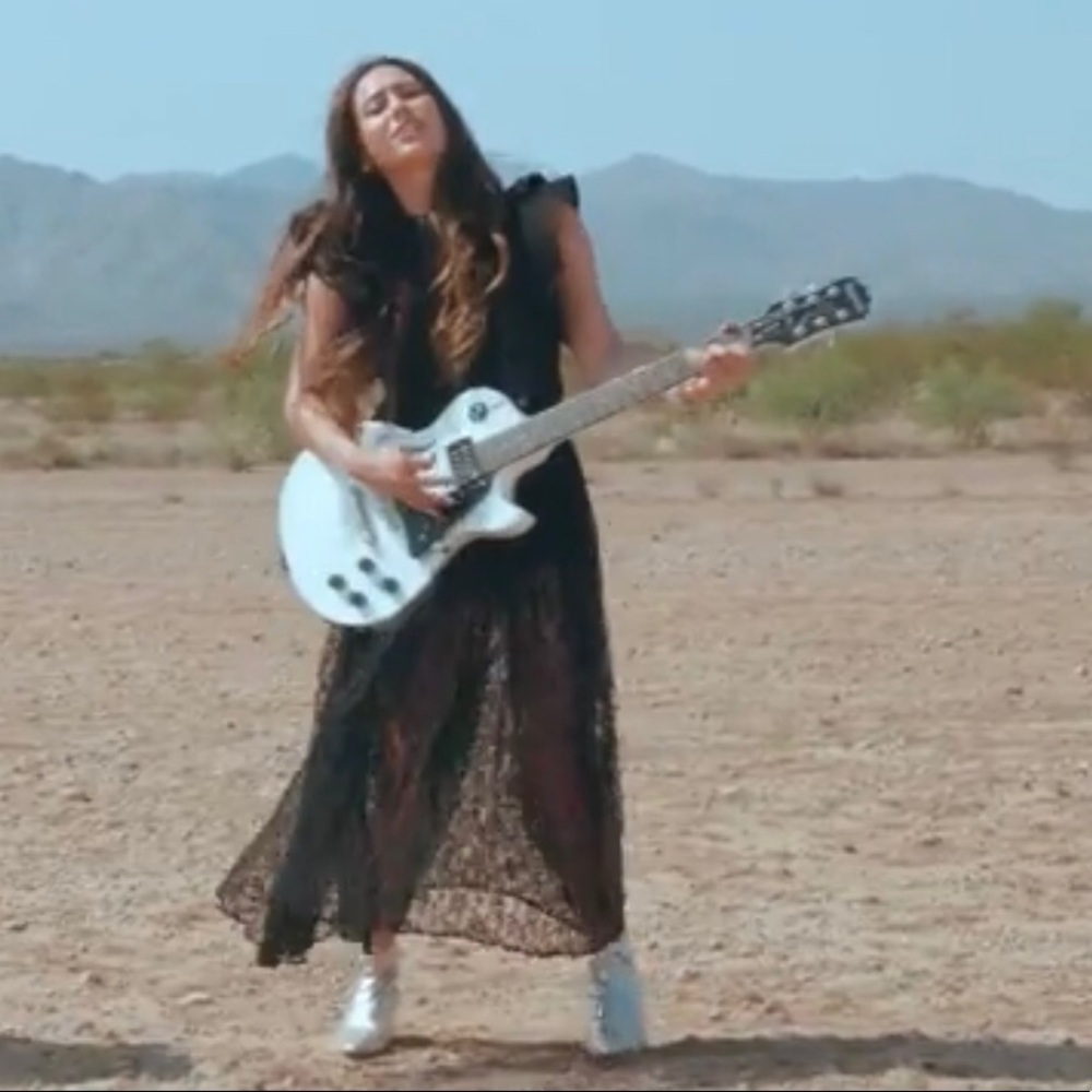 Black lace skirt! Worn in 76th Streets music video
